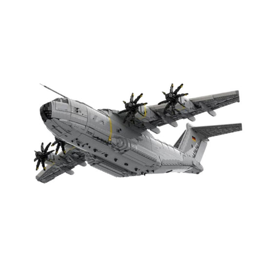 Avión de Pasajeros con Bloques de Construcción Pequeños