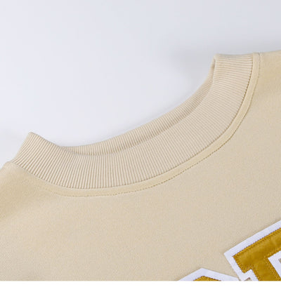 Suéter Retro Letras Americana con Terciopelo - Pullover Casual Holgado para Mujer - Image 14