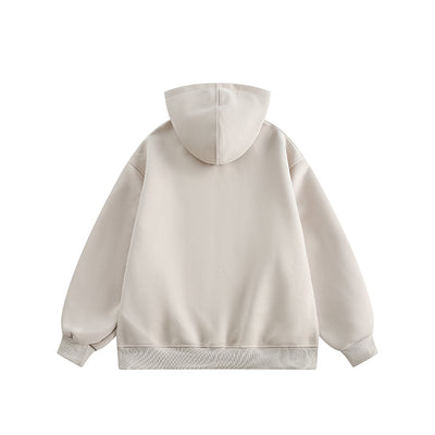 Sudadera Holgada con Capucha y Cuello Alzado para Mujer - Image 8
