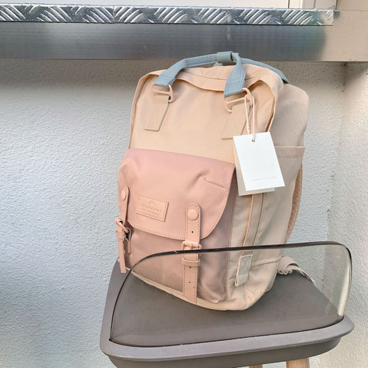 Mochila Escolar Impermeable Nylon - Diseño Clásico Macaron - Image 3