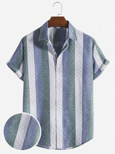 Camisa Hawaiana Casual 3D Estampada para Hombre - Estilo Vacacional Playa - Image 17