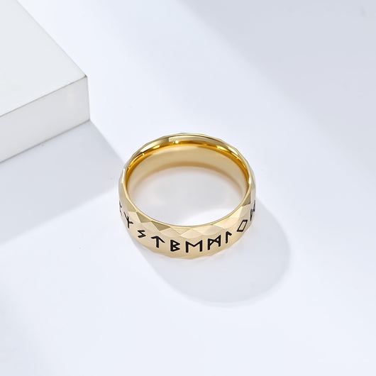 Anillo de Titanio Vikingo Vintage para Hombre - Image 13