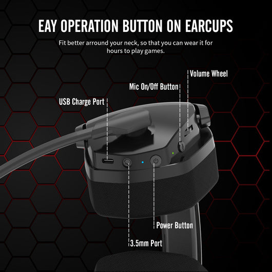 Auriculares Gaming Inalámbricos con Cancelación de Ruido - Image 12