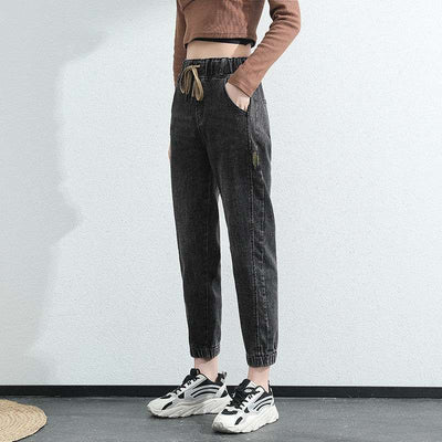 Pantalón Deportivo Ajustable de Nueve Puntos con Cintura Elástica - Image 11