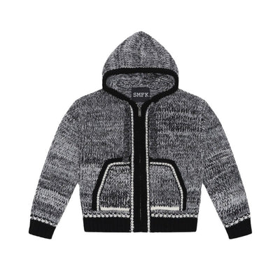 Sudadera Suelta Casual con Rayas en Punto Acogedor - Image 5