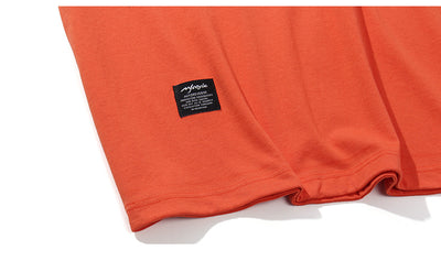 Playera Suelta de Cuello Redondo Color Liso - Image 12