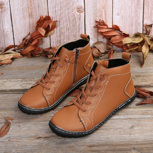 Botas Martin Talla Grande para Mujer - Estilo Clásico Redondo