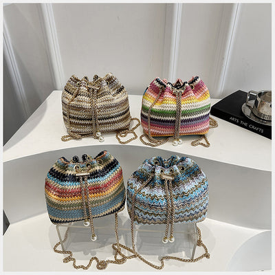 Bolsa de Playa Diamond con Cadena - Bolso Bandolera y Hombro para Mujer - Image 20