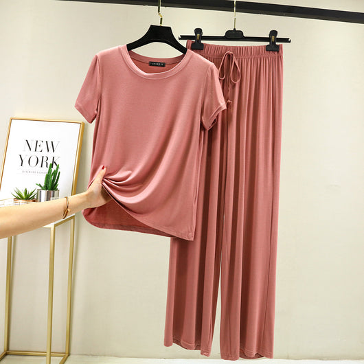 Conjunto de Casa Cómodo Estilo Coreano Talla Grande Mujer - Image 2