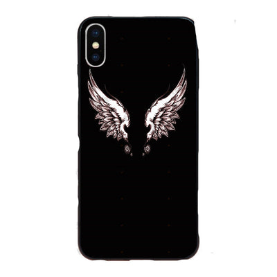 Funda para iPhone con Alas de Ángel y Demonio - Diseño Dual Simbólico - Image 2