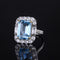 Simulated Aquamarine Pendant Ring Set Ring5