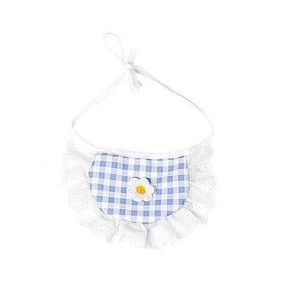 Babero Absorbente para Mascotas con Encaje y Cuadros - Image 5