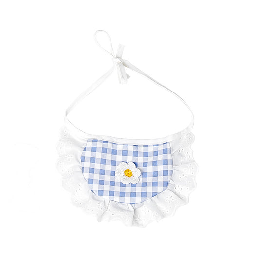 Babero Absorbente para Mascotas con Encaje y Cuadros - Image 5