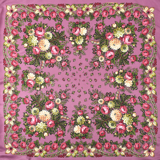 Pashmina Étnica con Flores Bordadas y Borlas - Image 24