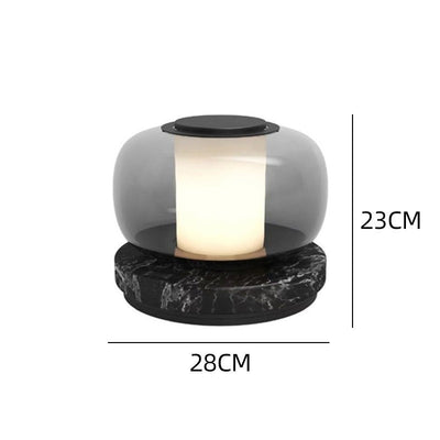 Lámpara de Escritorio Minimalista en Vidrio Artístico - Image 10