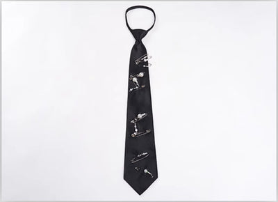 Corbatín Perla Artesanal con Pasador Lazy Tie para Hombre - Image 6