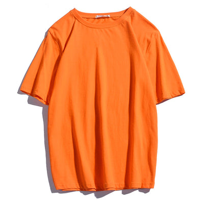 Camiseta Básica de Algodón Puro Manga Corta - Image 27