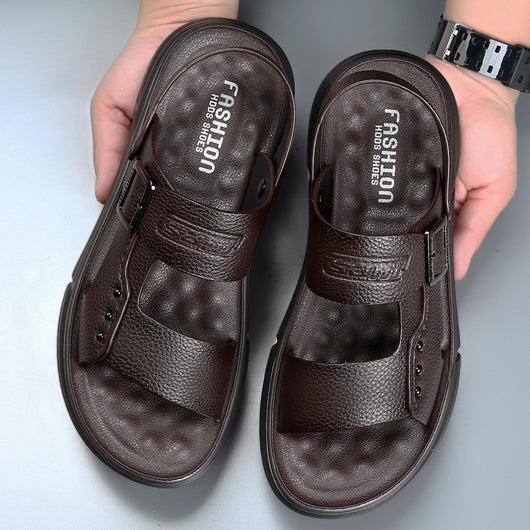 Zapatos Casuales de Cuero para Hombre con Plantilla de Látex - Image 2