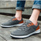 Zapatos Deportivos Casuales para Hombre - Zapatillas de Cuero Microfibra con Cordones Otoño
