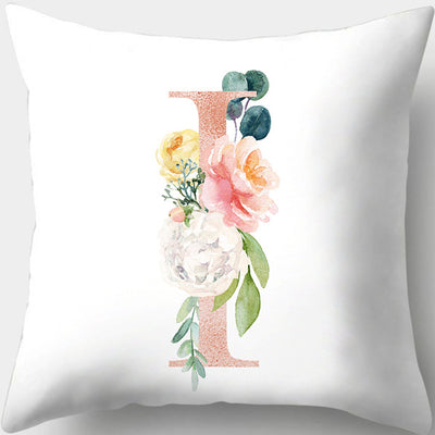 Funda de Almohada con Letras Florales Día de San Valentín Impresión Digital - Image 52