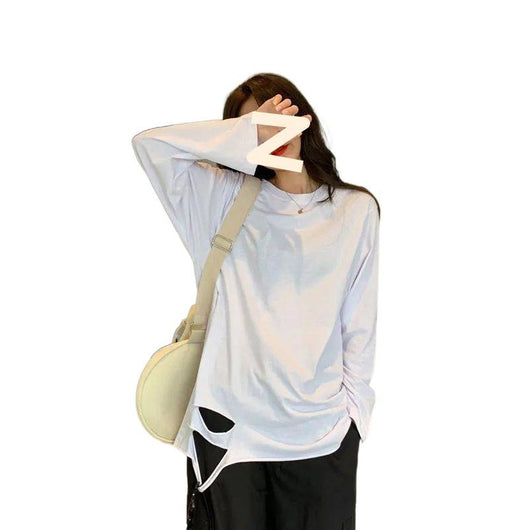 Camisa Larga Versátil para Primavera y Otoño - Estilo Europeo - Image 5