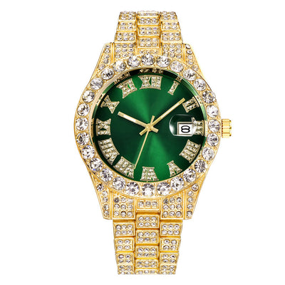 Reloj Acero Inoxidable Hip Hop Empresarial con Calendario Completo - Image 7