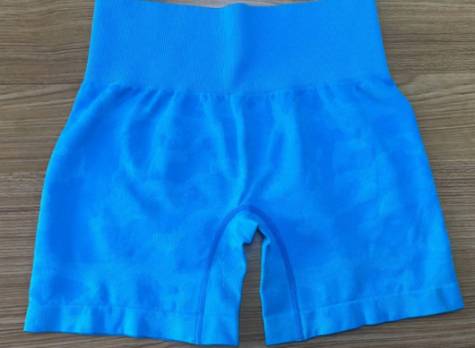 Shorts Deportivos Mujer Camuflaje Jacquard sin Costuras - Image 8
