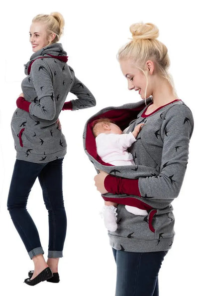 Sudadera con Capucha para Lactancia Materna - Manga Larga Mujer - Image 13