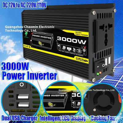 Inversor 3000W 12V a 220V - Convertidor Solar de Alta Frecuencia para Vehículos y Sistemas Aislados - Image 12