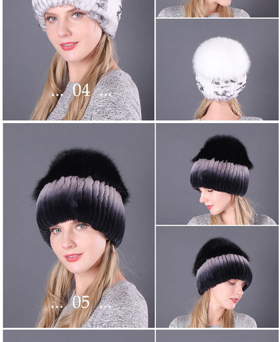 Gorro de Invierno de Piel de Conejo Rex - Abrigo Máximo - Image 26