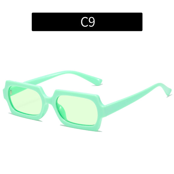 Gafas de Sol Marco Pequeño Estilo Trendy Europeo Americano