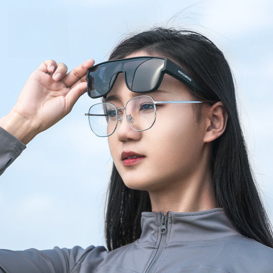 Gafas de Ciclismo Polarizadas Marco Grande para Viajes y Outdoor