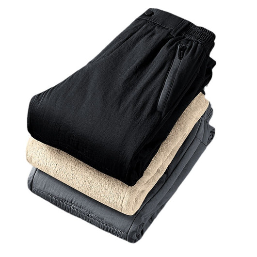Pantalones Térmicos de Lana de Cordero y Algodón para Hombre - Invierno Resistente al Frío - Image 2