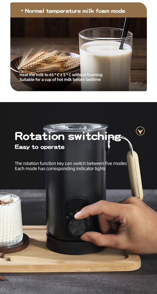 Batidor de Leche Eléctrico para Bebidas Frías y Calientes - Image 11