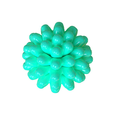 Bright green spiky TPR pet dog molar ball for bite resistance training and tooth cleaning. - Image 13