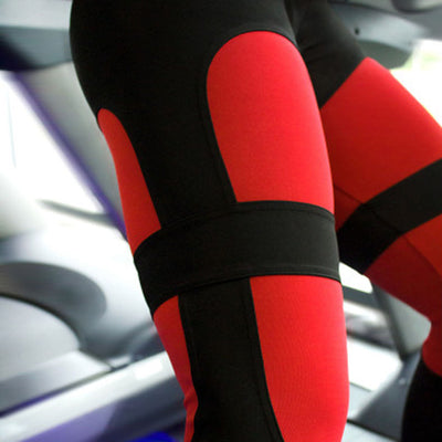 Pantalones de yoga para mujer con panel de malla - Image 16