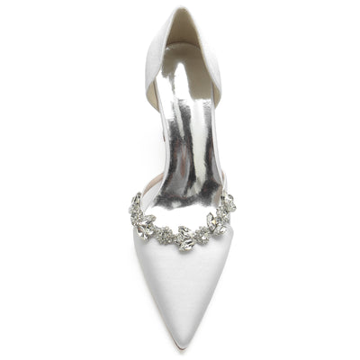 Zapatos de Tacón Cuadrado con Punta Afilada y Cristales Brillantes - Image 25