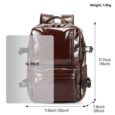 Mochila de Cuero con Gran Capacidad - Image 18