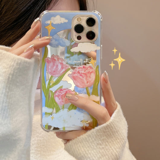 Funda Silicona para Teléfono Diseño Tulipán Literario - Image 3