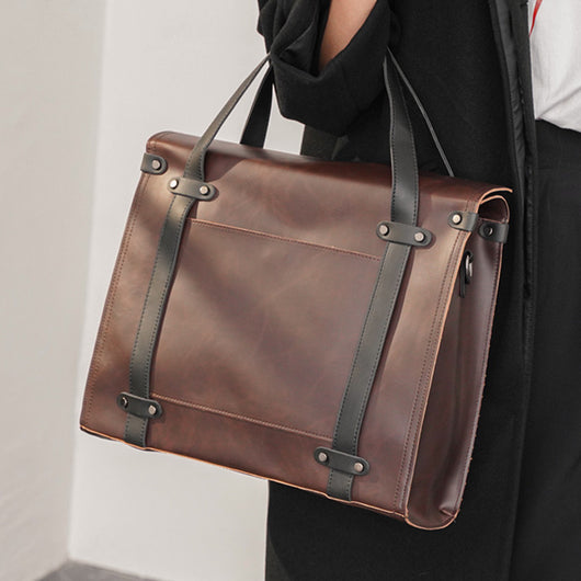 Bolsa Diagonal para Laptop Ejecutiva de Un Hombro para Hombre