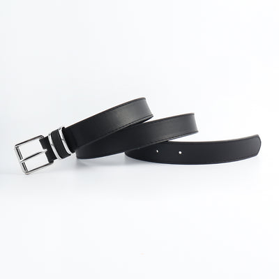 Cinturón Unisex Casual Retro con Hebilla Cuadrada Plateada - Image 7
