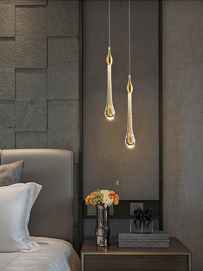 Lámpara Colgante Gota de Cristal para Dormitorio y Restaurante - Image 8
