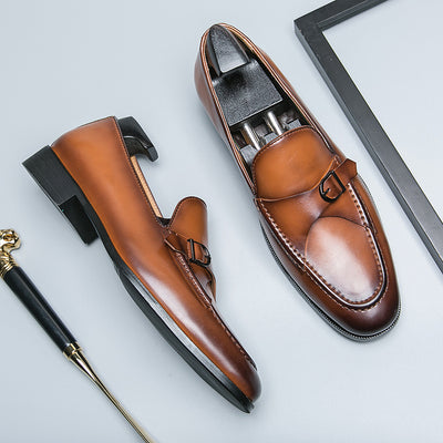 Zapatos de Cuero Premium con Cierre Fácil para Hombre - Image 3