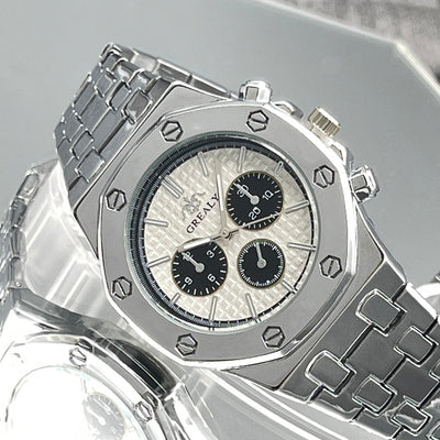 Reloj de Pareja Acero Inoxidable con Calendario y Resistencia al Agua - Image 14