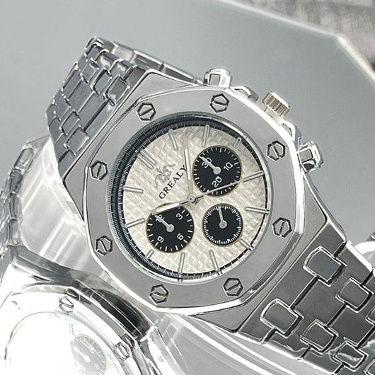 Reloj de Pareja Acero Inoxidable con Calendario y Resistencia al Agua - Image 14