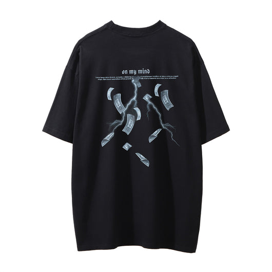 Camiseta Estampada Lavada y Desgastada para Hombre - Image 15