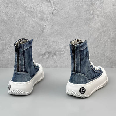 Botas Canvas Altas para Hombre - Estilo Versátil y Moderno - Image 11