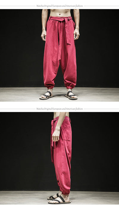 Pantalones Estilo Chino de Primavera y Verano para Hombre con Cintura Elástica - Image 12