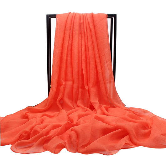 Pañuelo de Seda Simulada para el Sol - Chal Protector UV para Mujer - Image 42