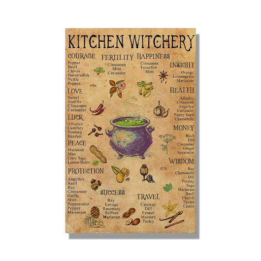 Póster de Brujería Witchcraft Nórdico con Magia Divertida - Image 8